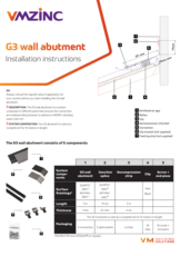 G3 wall abutment installation instructions
